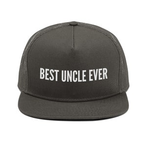 Neue Onkel Mütze, Baby Ankündigung, Vatertag, lustige Onkel Mütze, Onkel Geschenk, Geschenk zum Geburtstag, bester Onkel aller Zeiten Mesh zurück Snapback