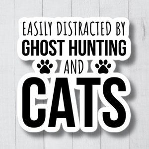 Ghost Stickers, Ghost Hunting Stickers, Paranormal Investigator Stickers, Ghost Lovers, Ghost Hunting Gifts, Funny Paranormal Stickers