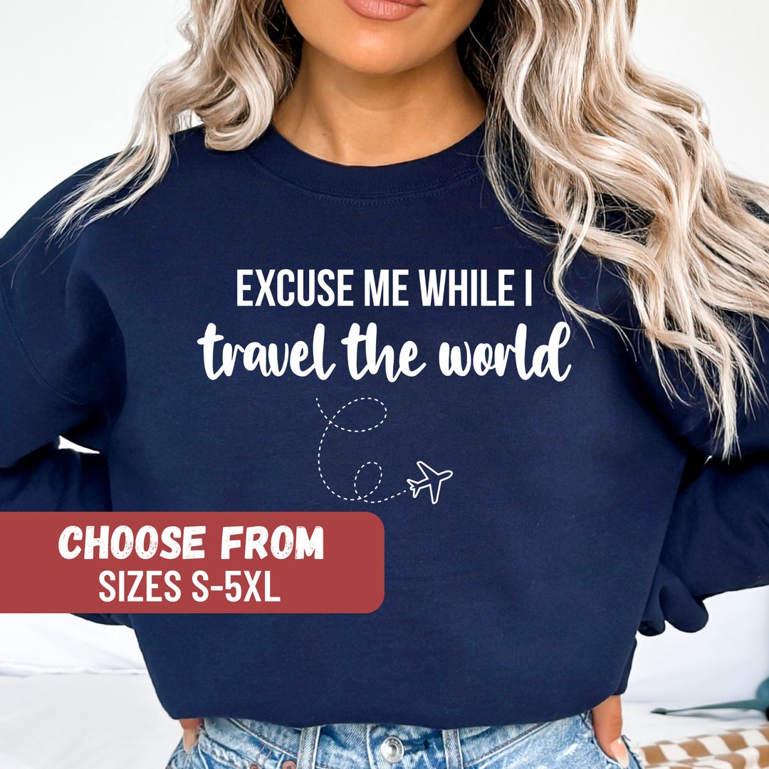 Airplane Sweater, Plane Sweatshirt, Gift for Traveler, Vacation Shirt