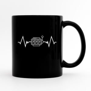 Slot Machine Mug, Slot Machine Coffee Cup, Funny Gambling Gift, Funny Casino Mug, Casino Lover, Casino Coffee Cup, Gambler Mug, Gambling Mug