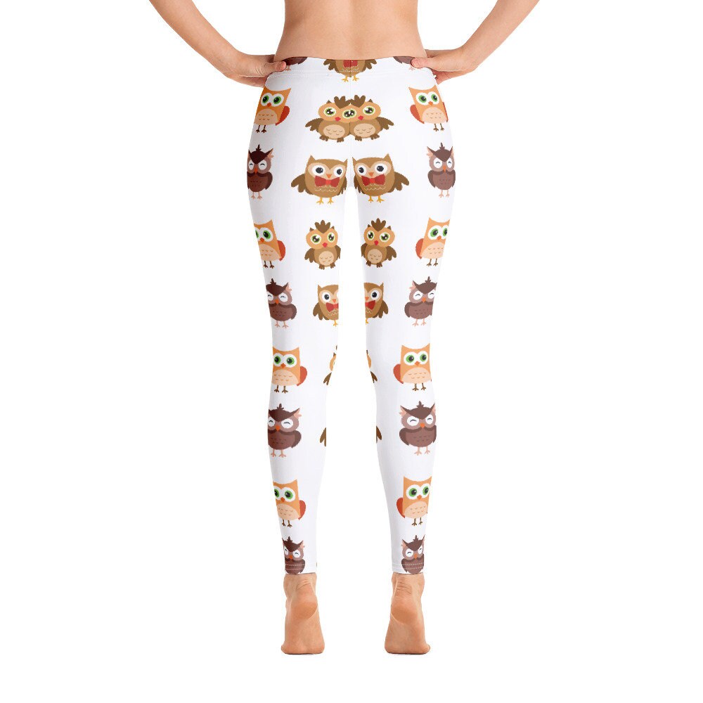 Owl Leggings V1 Owl Leggings Women's 