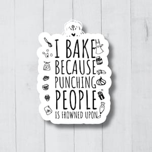 French Pastry Chef Sticker, Chef Sticker, Chef Gift, Pastry Sticker, Baking Sticker, Baker Sticker, Funny Baking Decals, Cooking Stickers