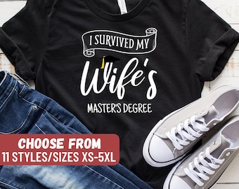 Master Degree Grad Shirt, Funny Master's Graduation Gift, Master's Degree Shirt, Master's Shirt, Master Degree Gift, Master Degree Graduate