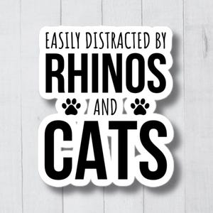 Funny Rhino Stickers, Rhinos Laptop Decals, Rhino Tumbler Stickers, Rhino Water Bottle Sticker, Rhino Lover, Rhino Gift, Rhino Decals