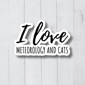 Funny Meteorology Stickers, Meteorology Gift, Meteorologist Stickers, Meteorologist Gift, Meteorologist Decal, Cute Weather Stickers