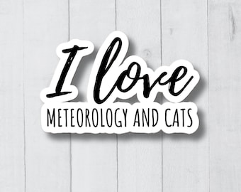 Funny Meteorology Stickers, Meteorology Gift, Meteorologist Stickers, Meteorologist Gift, Meteorologist Decal, Cute Weather Stickers