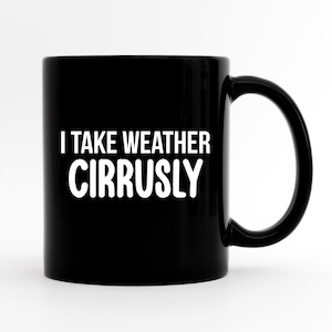 Funny Weather Mug, Weather Gifts, Weatherman Gifts, Meteorologist Gift, Meteorologist Mug, Meteorology Gifts, Meteorology Graduate