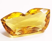 35.00 Carat Glorious Fancy Shape Yellow Citrine Loose Gemstone For Pendent Use Excellent Cut