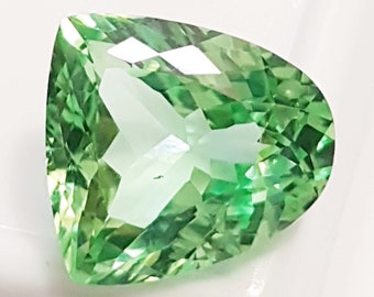 Certified 13.20 Carat Natural Light Green Sapphire Green Marquise Shape Green Color Sapphire Loose Gemstone Free Shipping worldwide