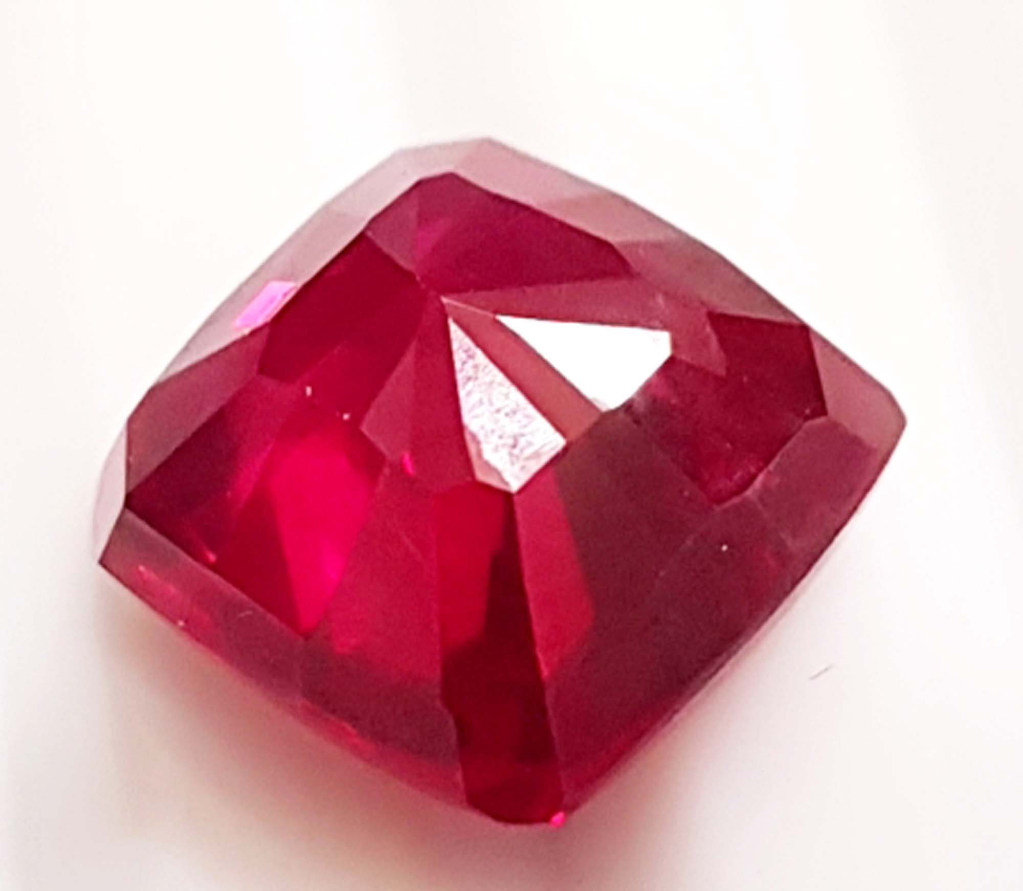 6.70 Ct Certified Natural Red Ruby 9X9 MM Loose Gemstone Ring | Etsy