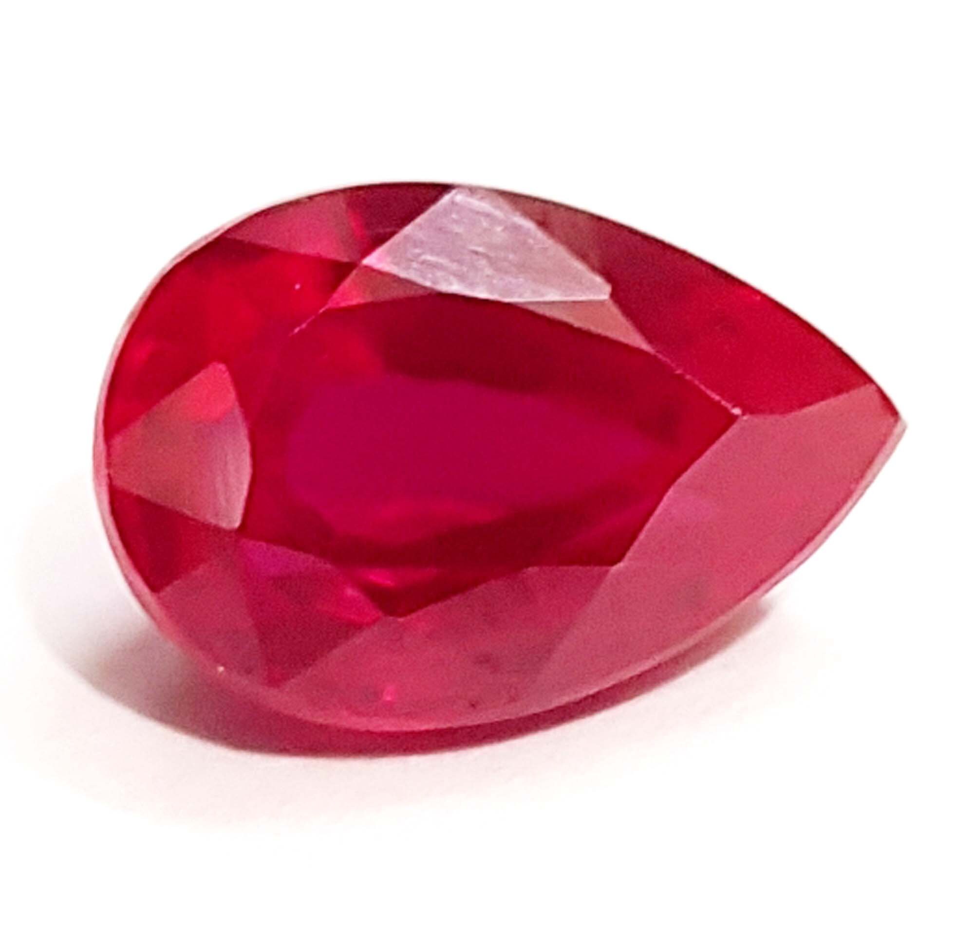 Amazing clarity 5.55 Ct Certified Natural Red Ruby Loose Etsy