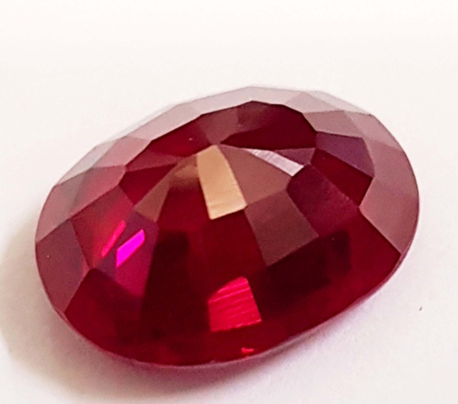 8.35 Ct Certified Natural Red Ruby 13x10 mm Loose Gemstone | Etsy