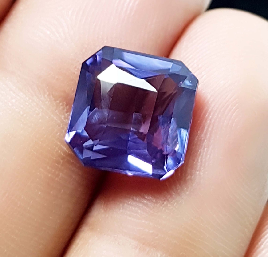 Certified Loose Gemstone Natural Alexandrite 8.65 Ct Square Etsy