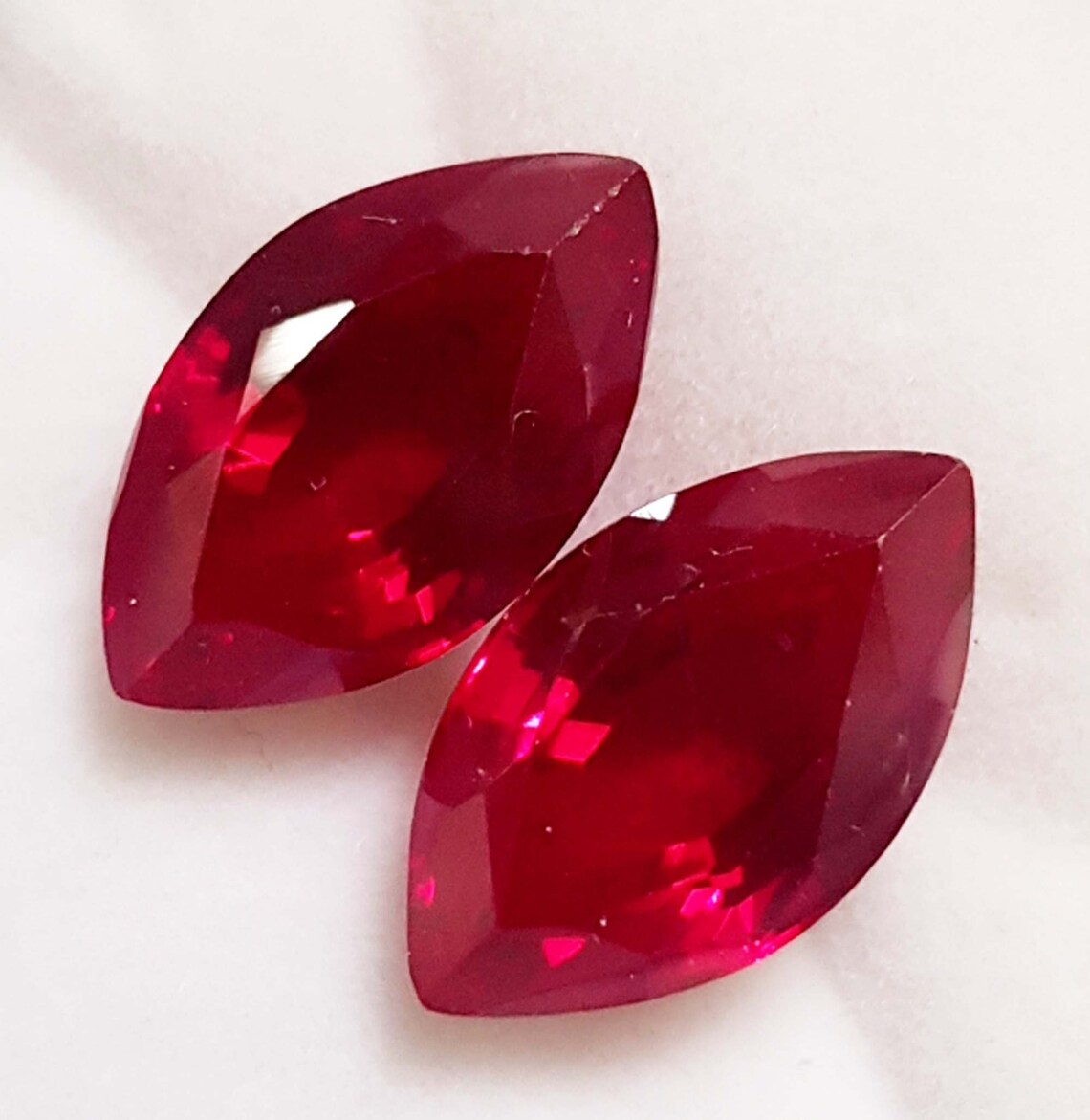 8 to 8 Ct 2 Pcs Pair Certified Natural Red Ruby Loose Gemstone Etsy