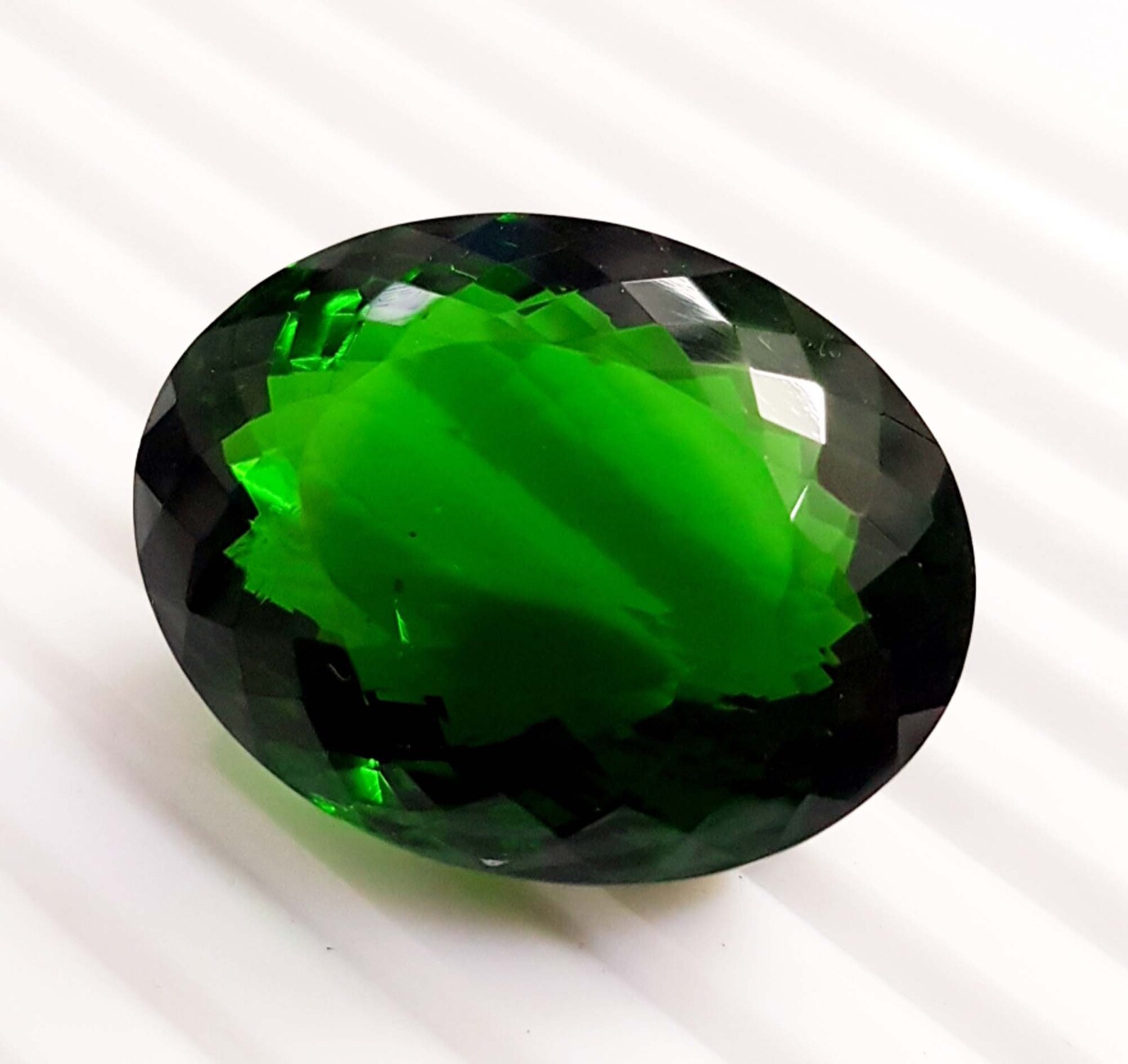 95.45 Ct Glorious Green Topaz Oval Shape Loose Gemstone for Etsy