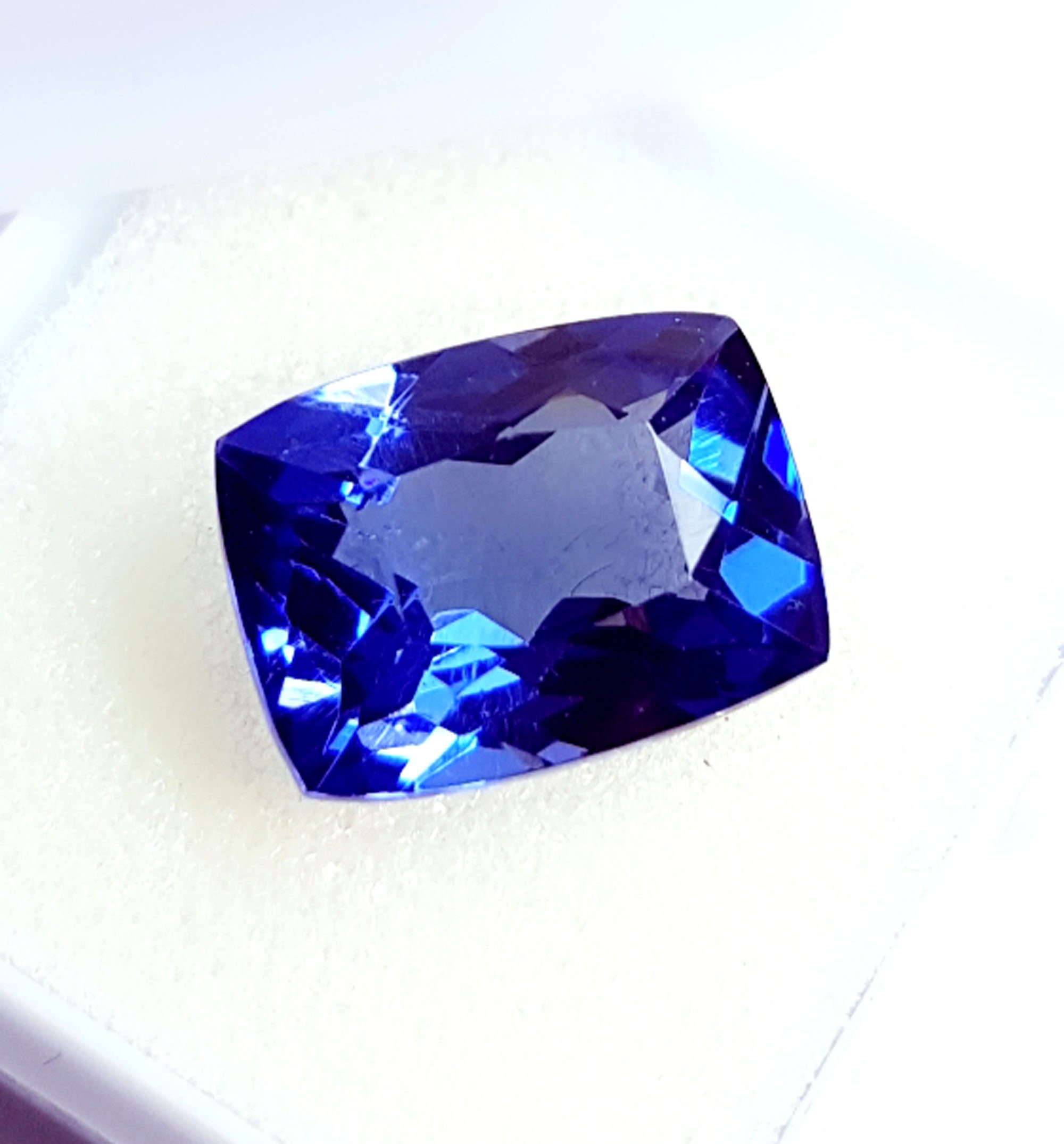 10.10 Carat-beautiful Blue Tanzanite Loose Gemstone Cushion - Etsy UK
