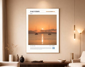Greece Travel Print | Vibrant Wall Art (Digital Download)