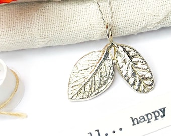 Sterling Silver Leaf Pendant Necklace: Nature Inspired Charm