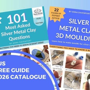 Silver Metal Clay Jewelry Guide Bundle: 3D Moulding + 101 Q&A (PDF Download)