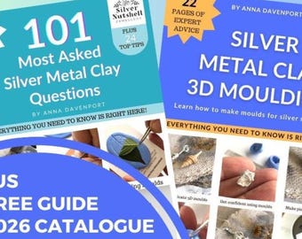 Silver Metal Clay Jewelry Guide Bundle: 3D Moulding + 101 Q&A (PDF Download)
