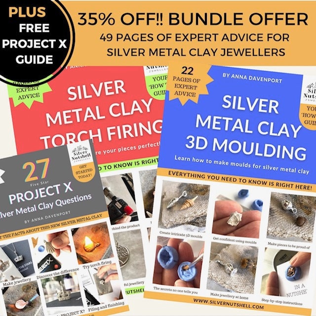 PMC Precious Metal Clay Jewelry Silver Mini Pot Starter Kit, with Tools &  Instructions, for Making Silver Rings and Pendants