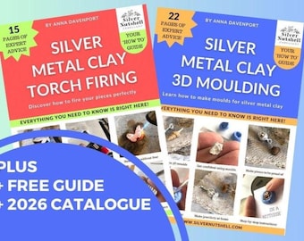 Silver Metal Clay: Torch Firing & 3D Moulding Guides (PDF Download)