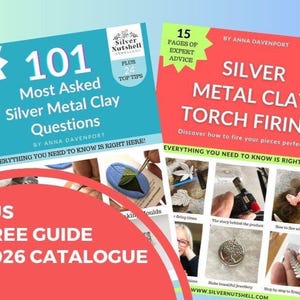 Silver Metal Clay Guide Bundle: Torch Firing + 101 Q&A (PDF Download)