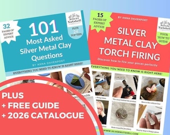 Silver Metal Clay Guide Bundle: Torch Firing + 101 Q&A (PDF Download)