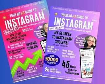 Instagram Success Guide Bundle: Issues 1 & 2 (Downloadable PDF Book)