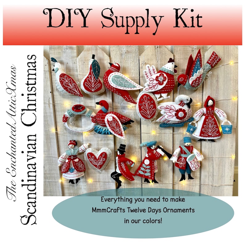 Twelve Days of Christmas Supply Kit for Mmmcrafts DYI Etsy