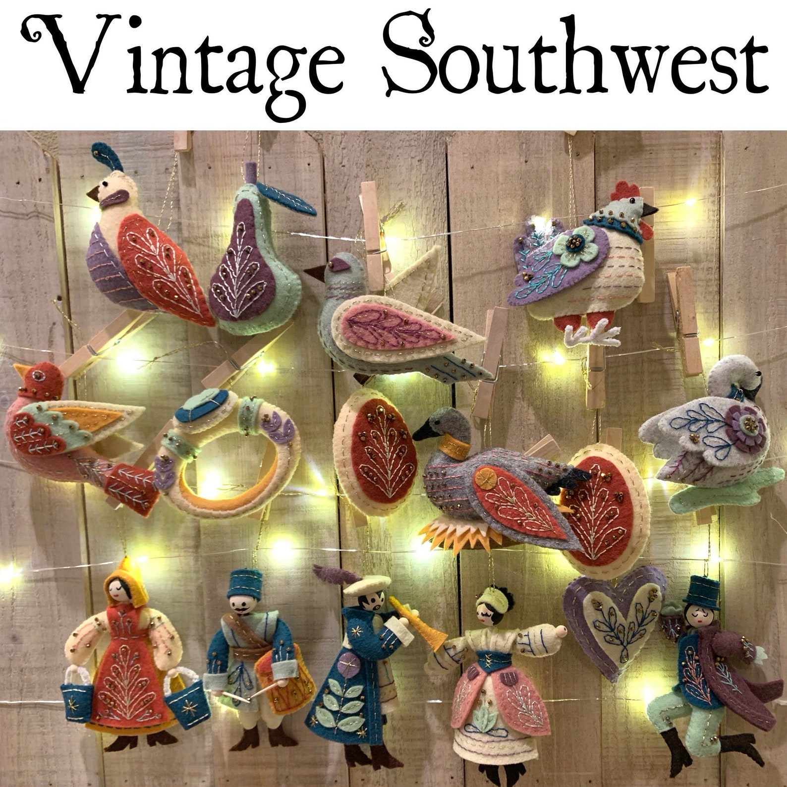 Southwest Christmas Ornaments 