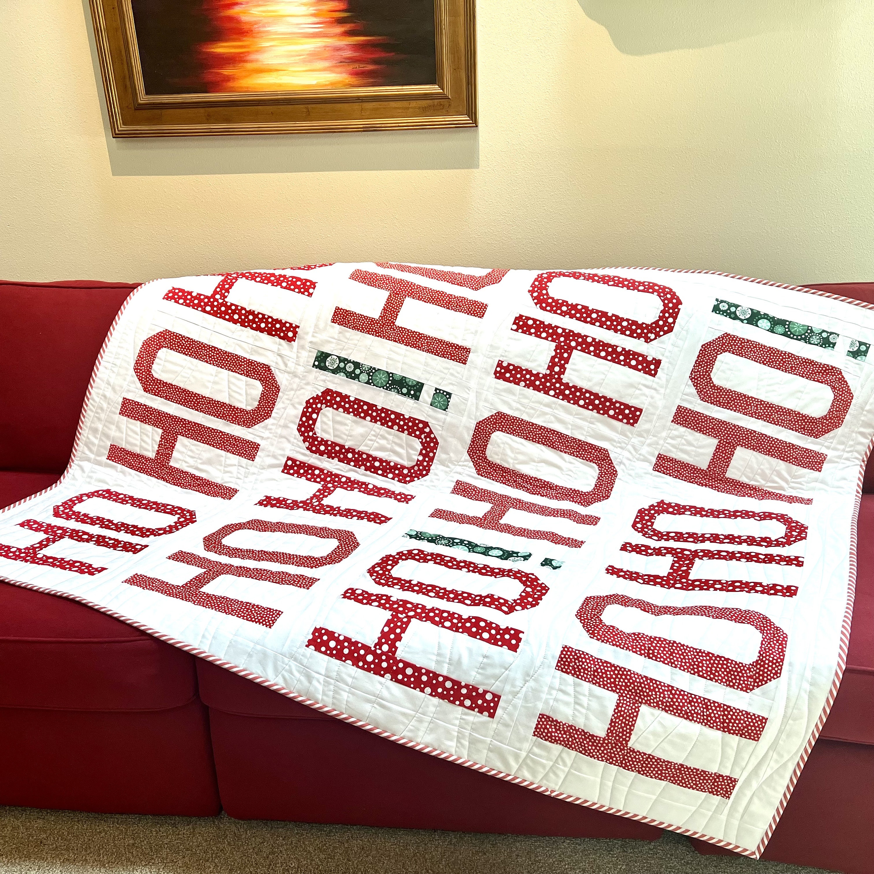 Ho Ho Ho Throw Etsy