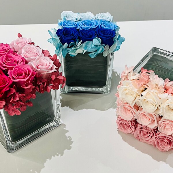 Rose Arrangement Etsy