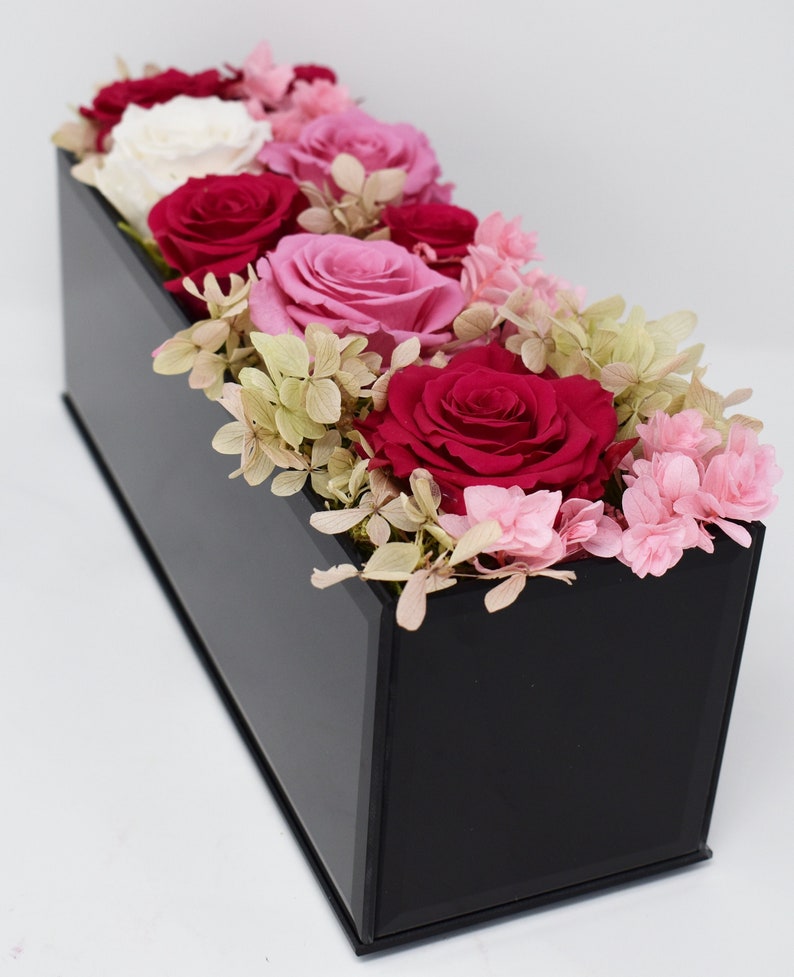 REAL TOUCH ROSES Preserved Real Touch Flower Arrangement Etsy