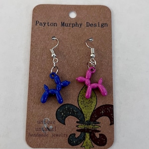 Mix & Match: Pendientes pequeños caprichosos de Balloon Animal Edition / pendientes de cachorro de perro globo novedosos / animales de dibujos animados / Kawaii / regalo para ella