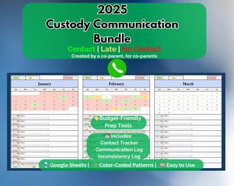 Dziennik komunikacji w sprawie opieki 2025: edytowalny moduł śledzenia kontaktów w Arkuszach Google (pobierz plik PDF)