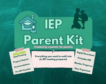Printable IEP Parent Toolkit: Special Education Goal Tracker (PDF)