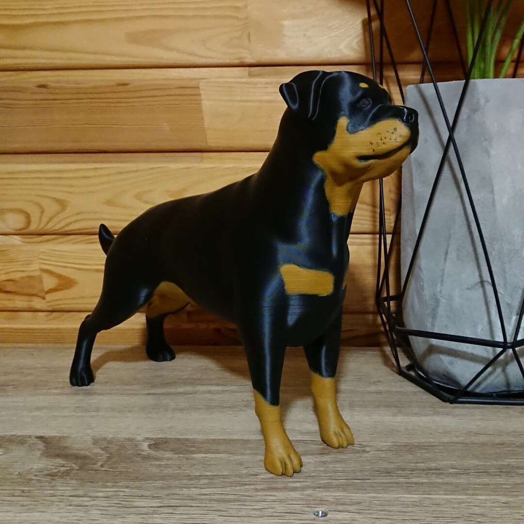 Modern Rottweiler Dog Statue - Etsy