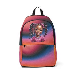 Vibrant Fabric Backpack for Kids and Teens | Colorful School Bag, Travel Backpack, Unique Gift for Birthdays, Back to School
