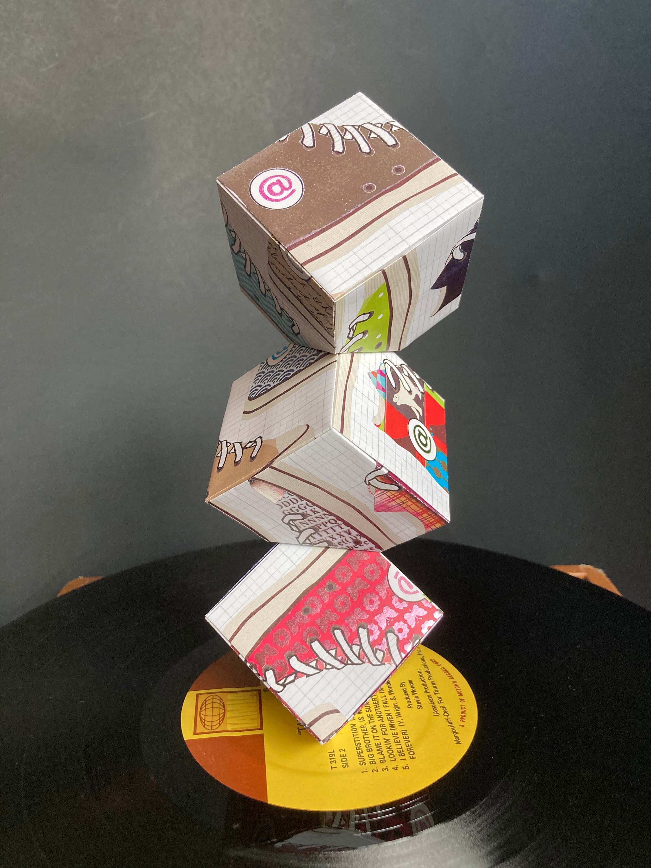 Stackable Origami Cubes Sneakers - Etsy UK