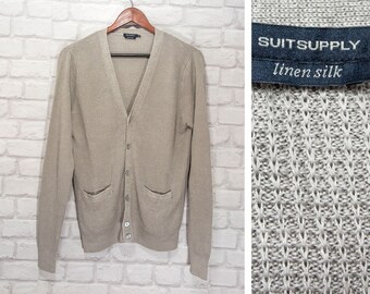 トップス INTERIM 22SS SILK 100% CARDIGAN GRAY 3 10812201_2215376.jpg