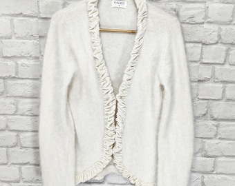 Cárdigan de angora esponjoso Kaliko talla S