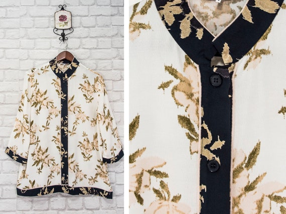 GANNI St.pierre Crepe Ivory Floral 
