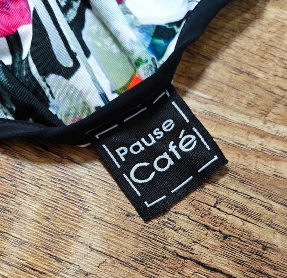 Pause Cafe Abstract Floral Pattern Midi dress Sho… - image 5