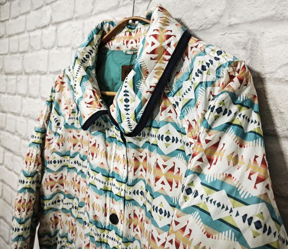 Pendleton Reversible Jacket Lightweight Quilted A… - image 5