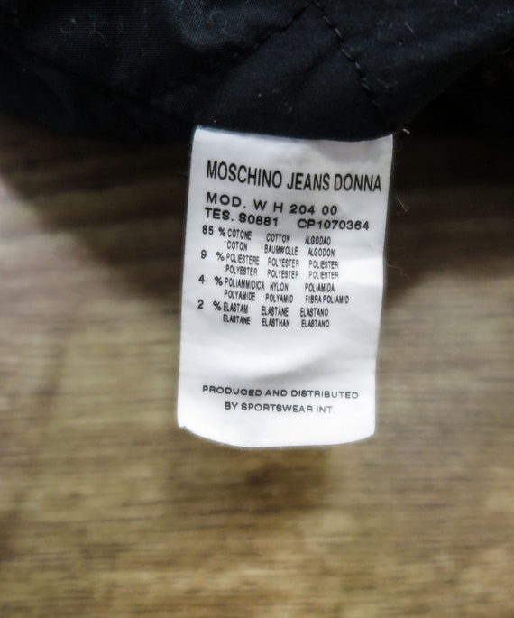Vintage MOSCHINO Jeans Donna Womens 