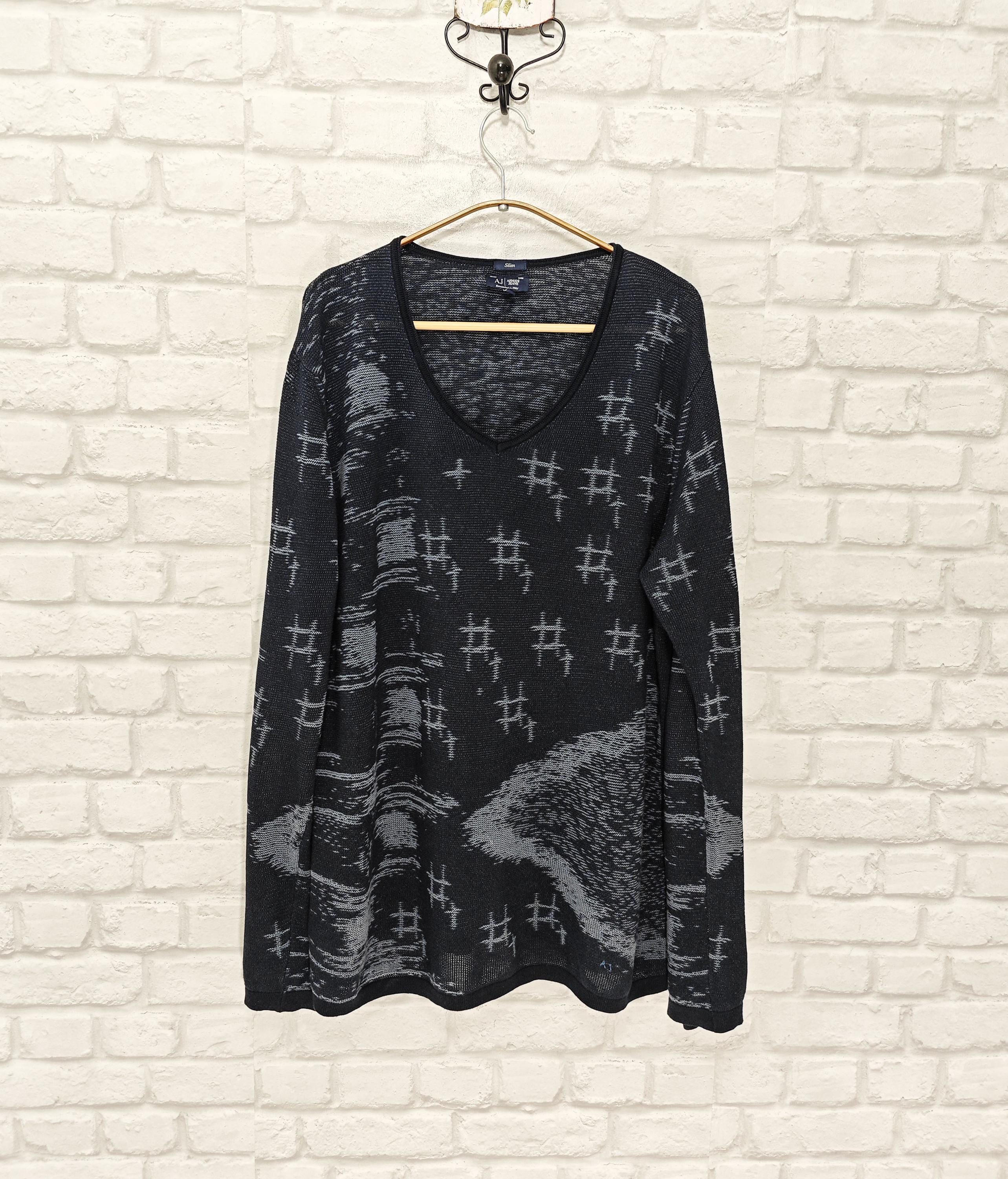 Armani Jeans Pullover 90s - Etsy