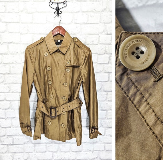 Burberry coat top size 8