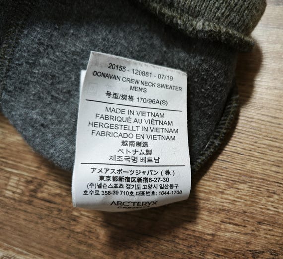 Arc'teryx Donavan Crew Neck Sweter męski Arcteryx Sweter