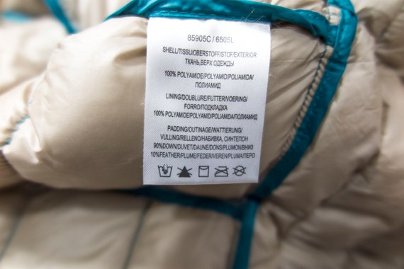 Beaumont Amsterdam Down Puffer Abrigo Turquesa talla - Etsy España